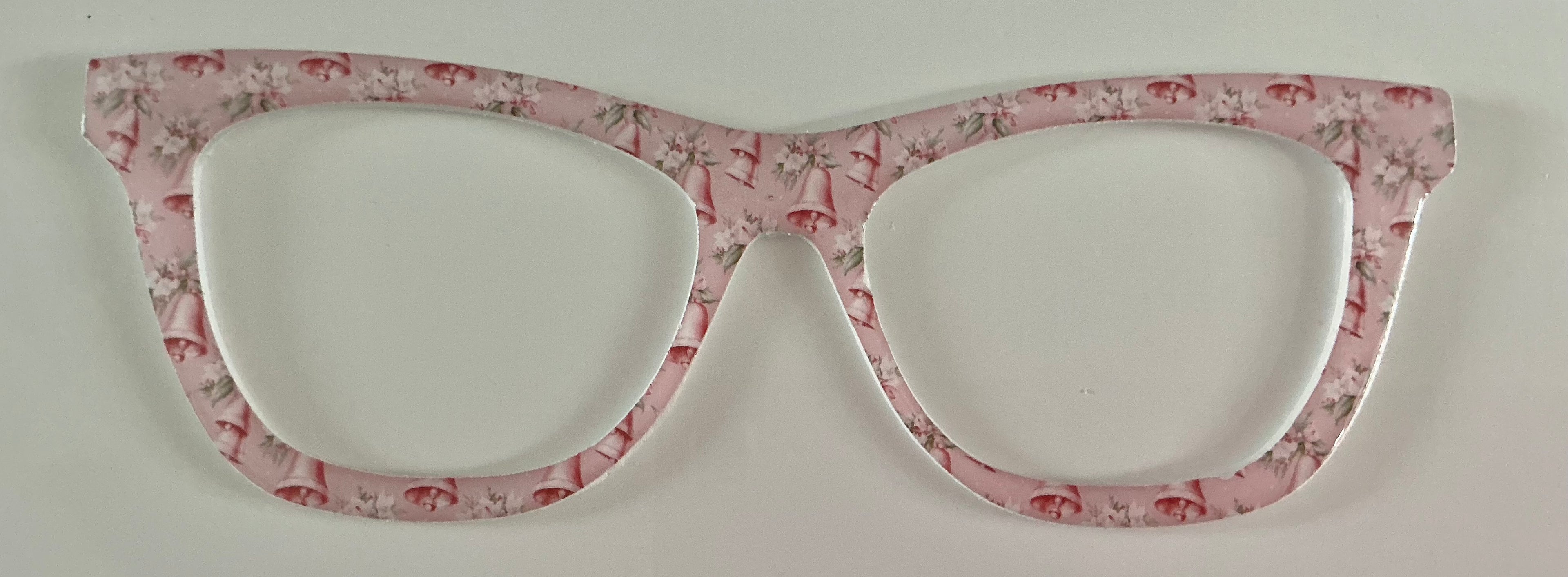 Harper Topper, Christmas Bells on Light Pink