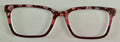 Larkin Topper;pink flowers on burgundy shine with pink stripe