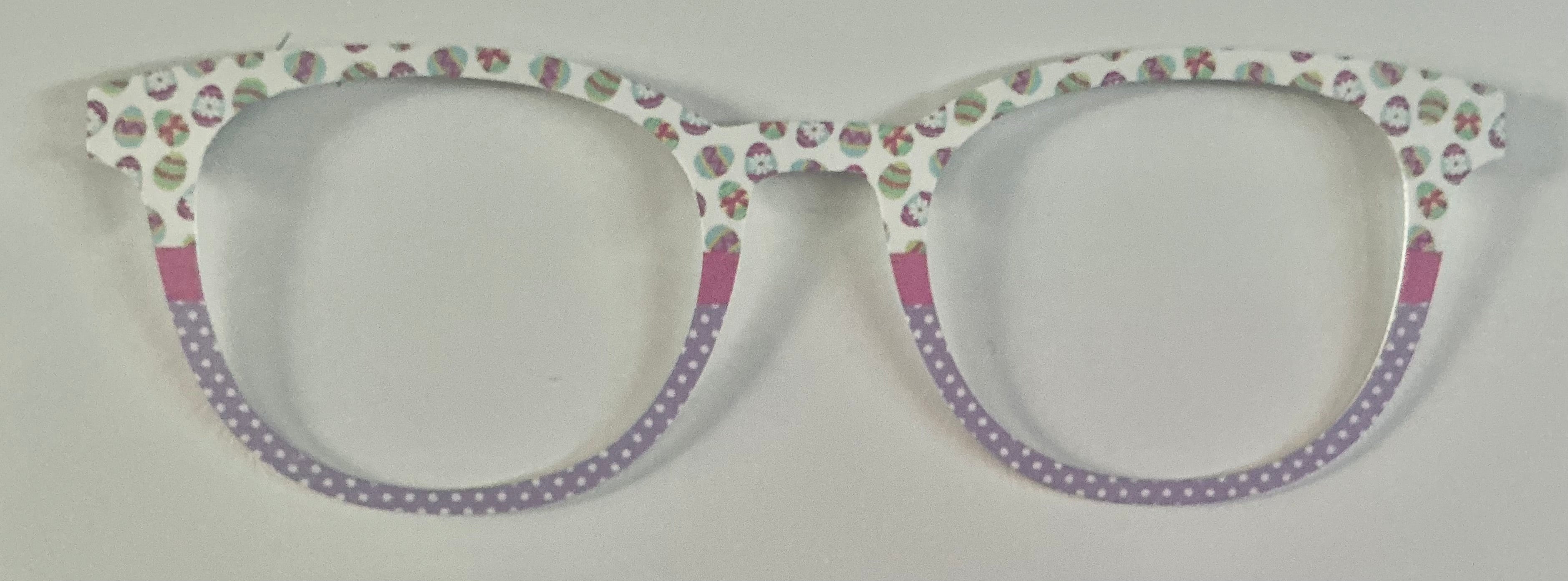 Reese Topper, metal; Easter Egg/Polka Dot Split