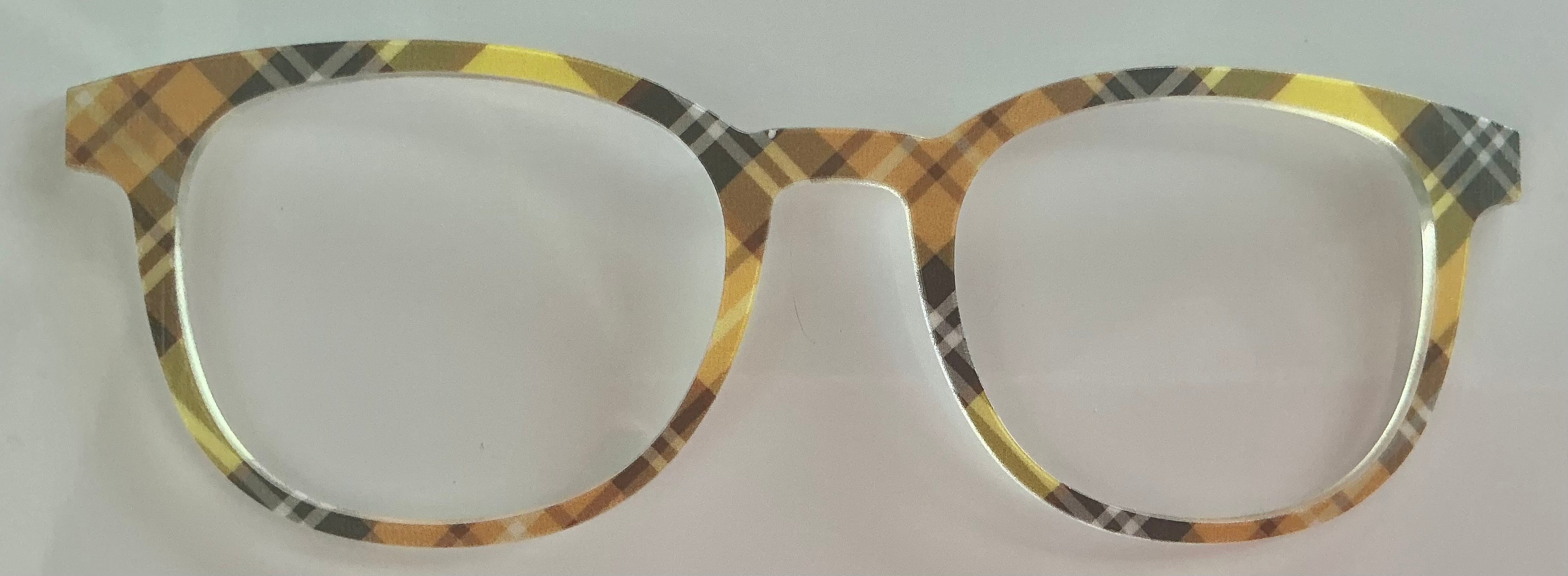 PAIR Reese Topper, yellow and black plaid
