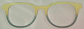 Reese Topper; metal; yellow to teal gradient