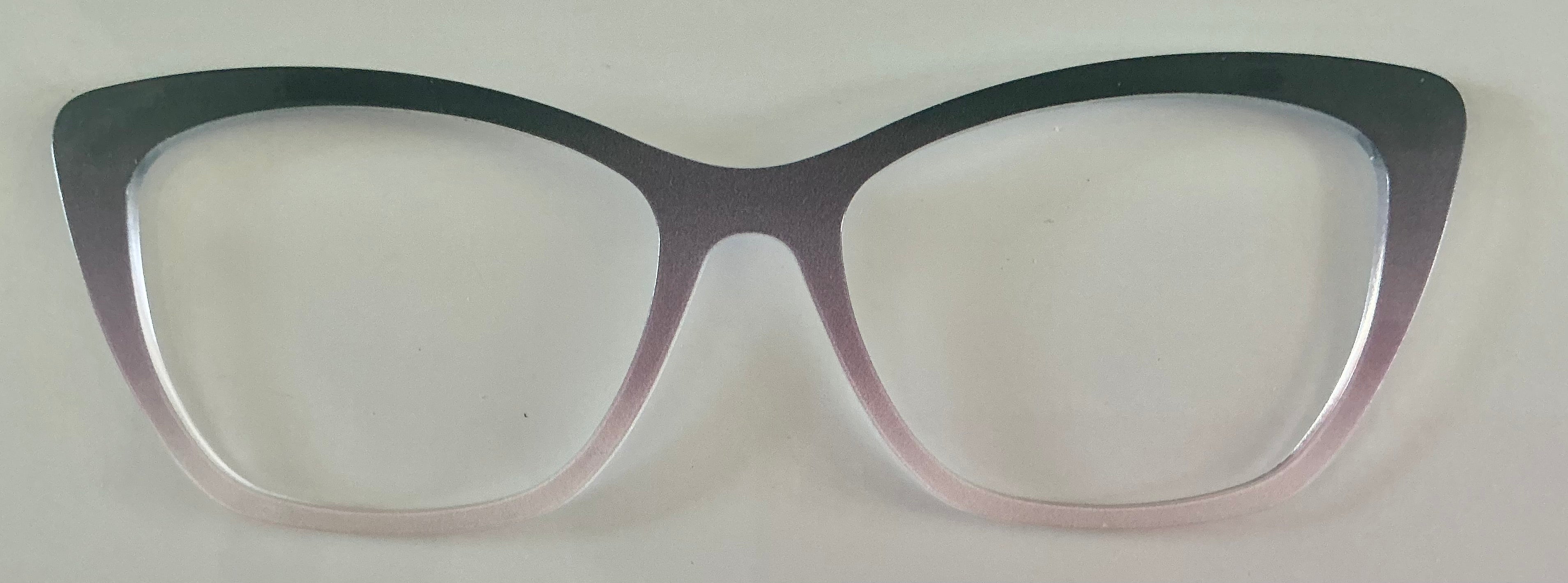 PAIR Wanda Topper; plum to mauve gradient