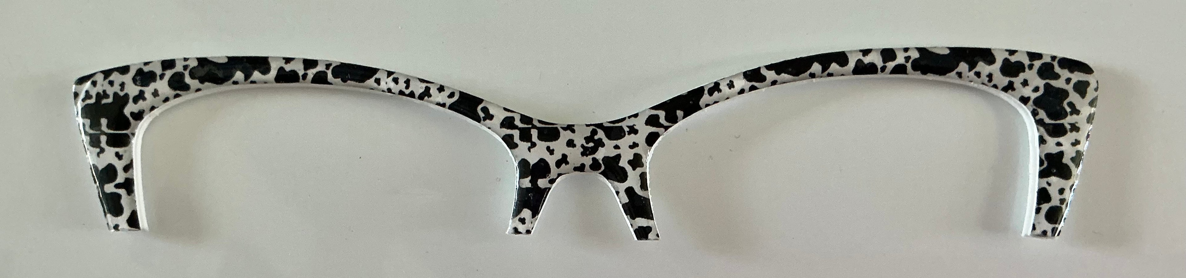Wanda Brow Topper; cow print