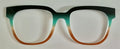 PAIR Murphy Topper; teal to tan gradient