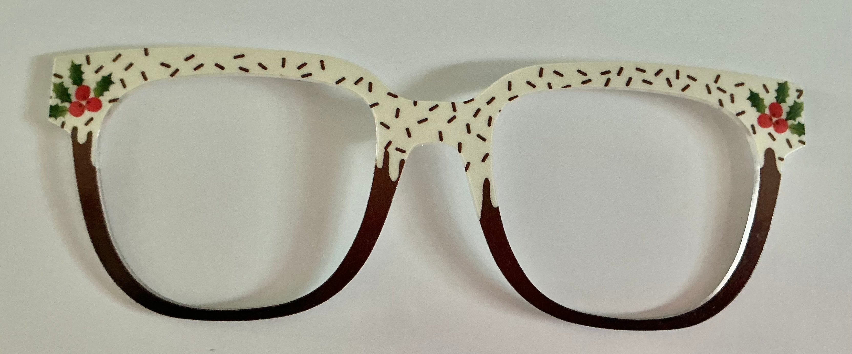 PAIR Murphy Topper; ice cream split with holly in corners