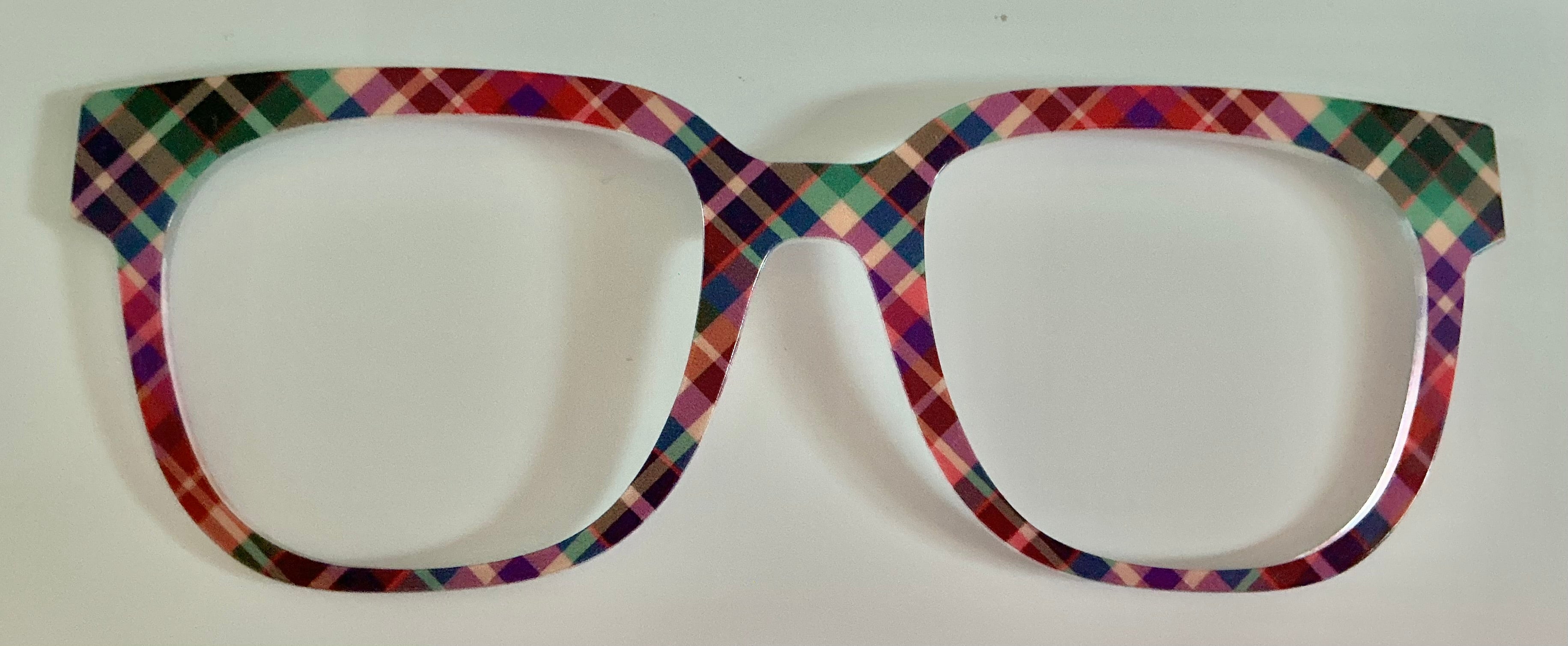 PAIR Murphy Topper; pink and purple plaid