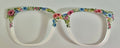 PAIR Murphy Topper; flowers/white split