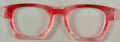 Reese Case Topper; pink and red fade