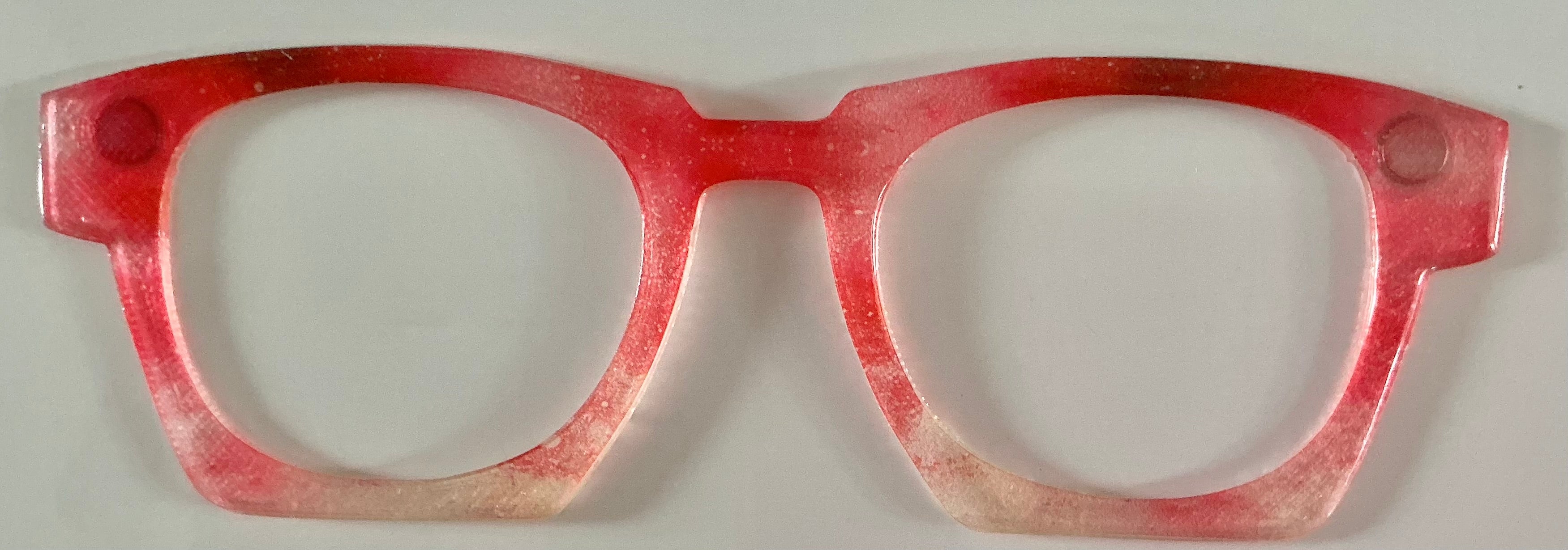 Reese Case Topper; pink and red fade