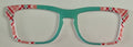 NEW Drew Topper; aqua plaid/vertical split